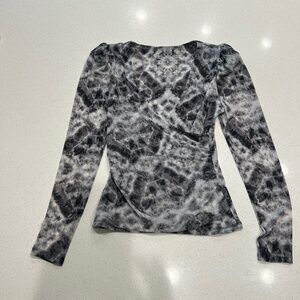 Stretchy Dress Shirt Charcoal and Grey Size Small